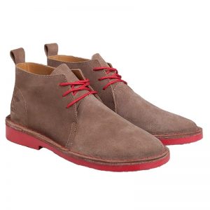 Mens Brown/Red Sole Vellie